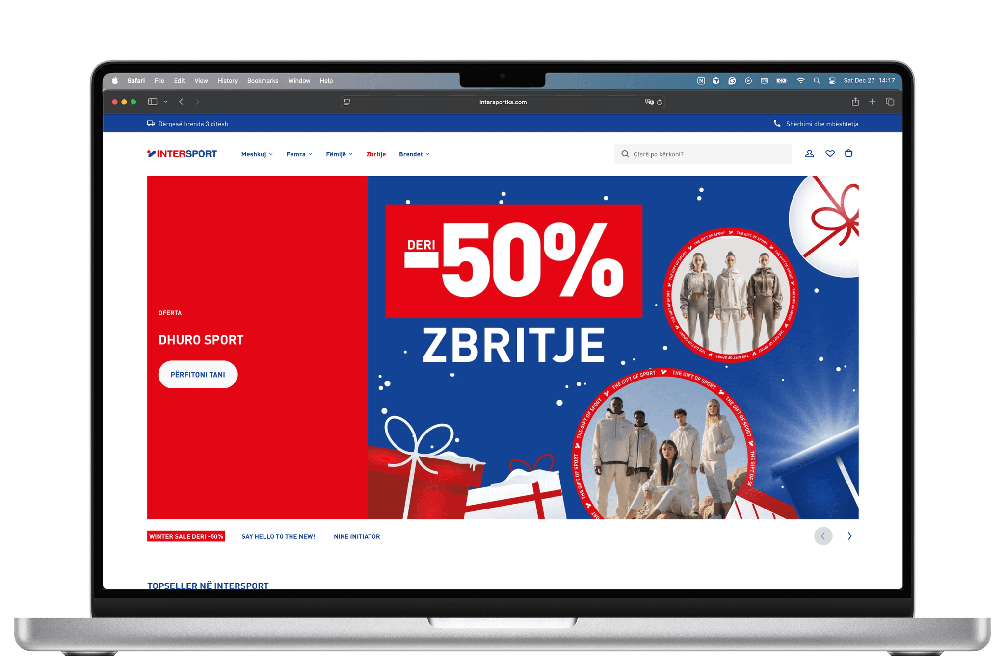 Intersport Kosova E-Commerce