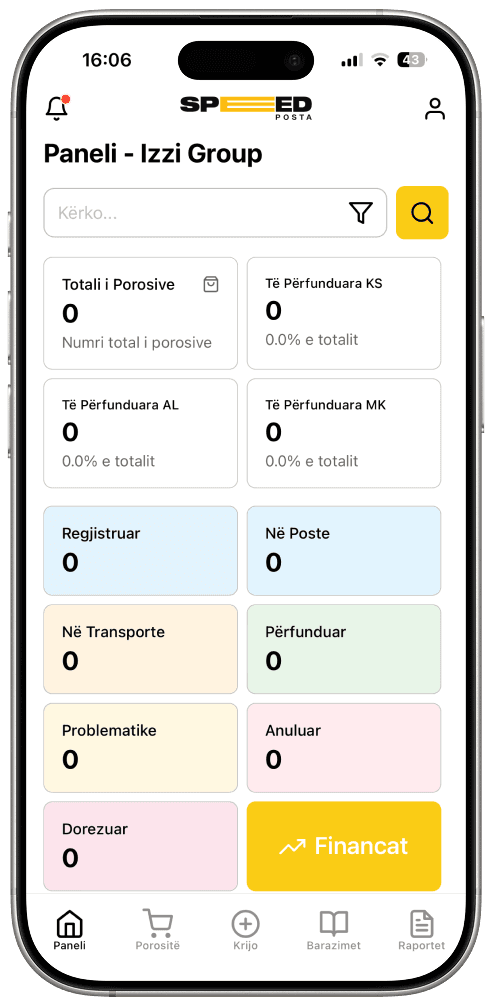 Speed Posta Mobile App