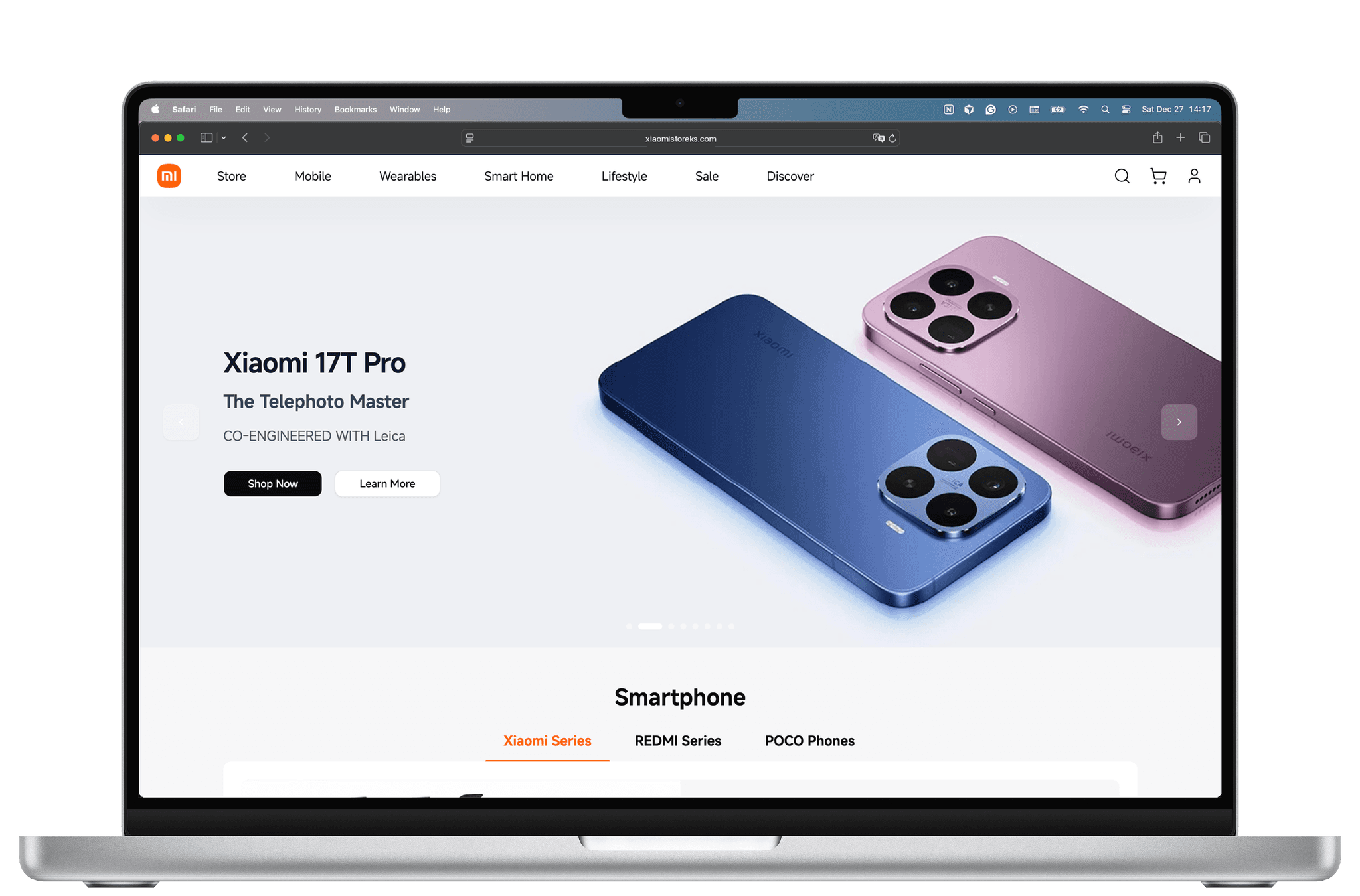 Xiaomi Store E-Commerce